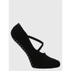 BSOUL - Calcetin Mujer Strappy Grip Negro