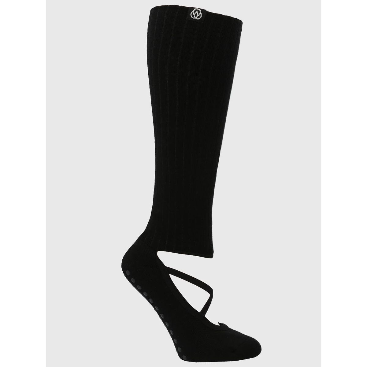 BSOUL - Calcetin Mujer Strap Grip Long Negro BSOUL