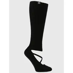 BSOUL - Calcetin Mujer Strap Grip Long Negro