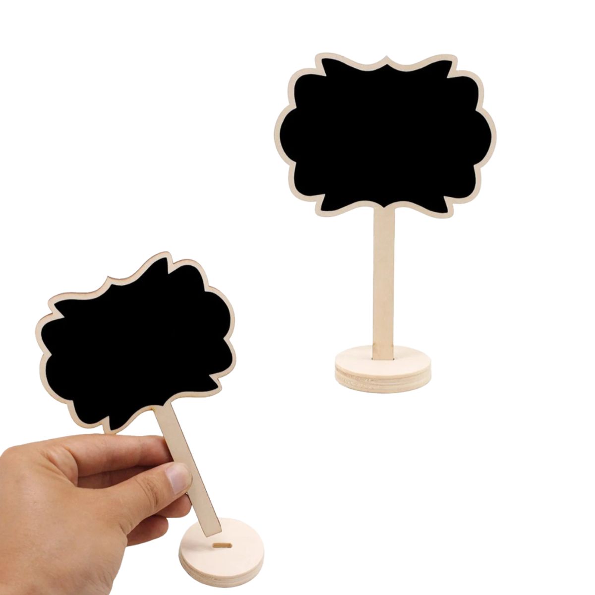 GENERICO - Set De 4 Mini Pizarras Para Decoración.