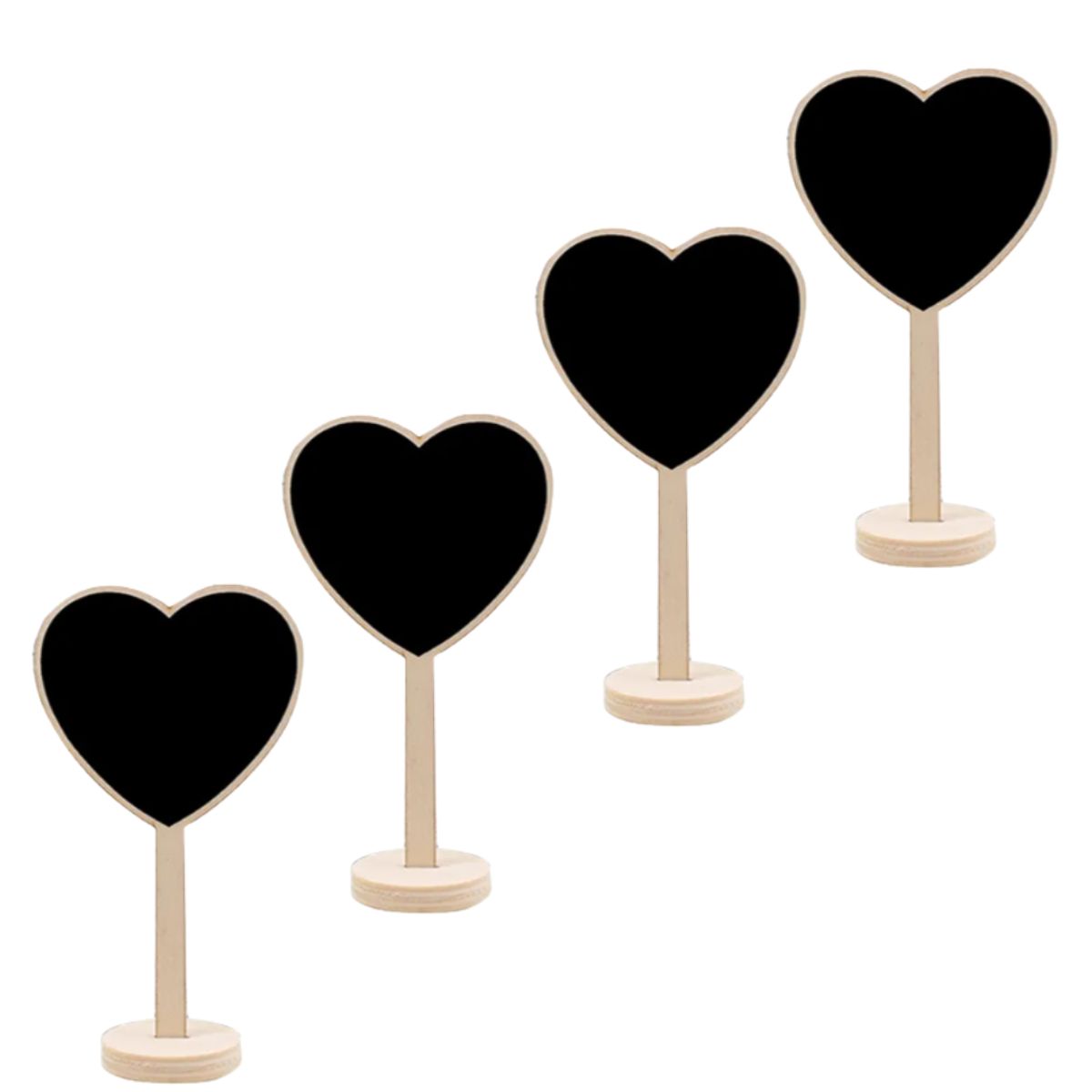 GENERICO - Set De 4 Mini Pizarras Para Decoración.