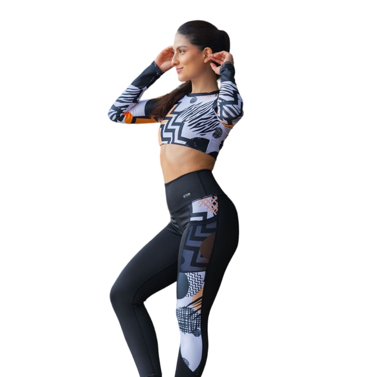 ATHLETIC SPORT - Conjunto Deportivo E528 Leggins + Buzo Corto