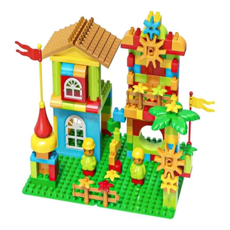 GENERICO - Juego Academia Bloques Construccion Escuela Didactico 189pcs