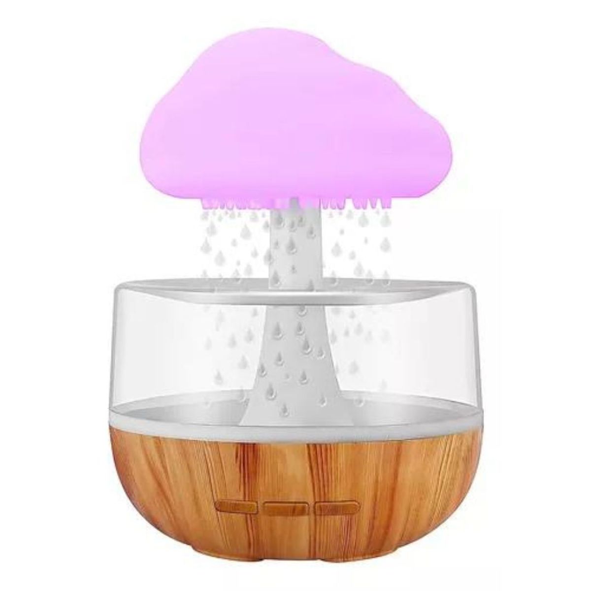 GENERICO - Humidificador Nube Lluvia Aire Difusor 280ml Aromaterapia