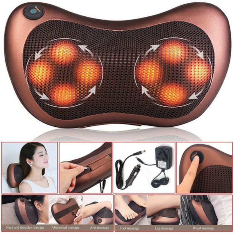 MOVI - Cojín masajeador eléctrico con calor infrarrojo.-