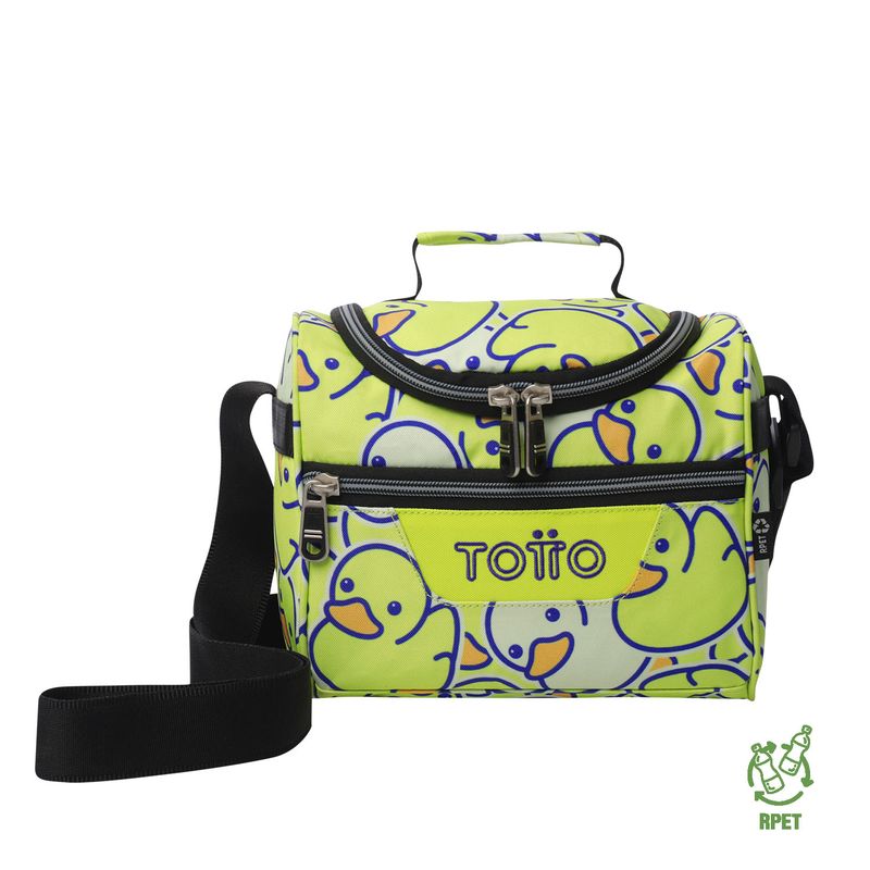 TOTTO - Lonchera Térmica Escolar Para Niña Pizarra  Totto