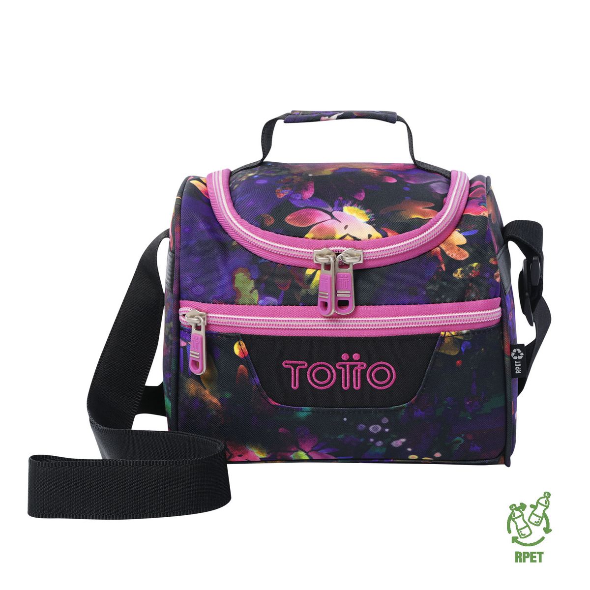 TOTTO - Lonchera Térmica Escolar Para Niña Pizarra Totto