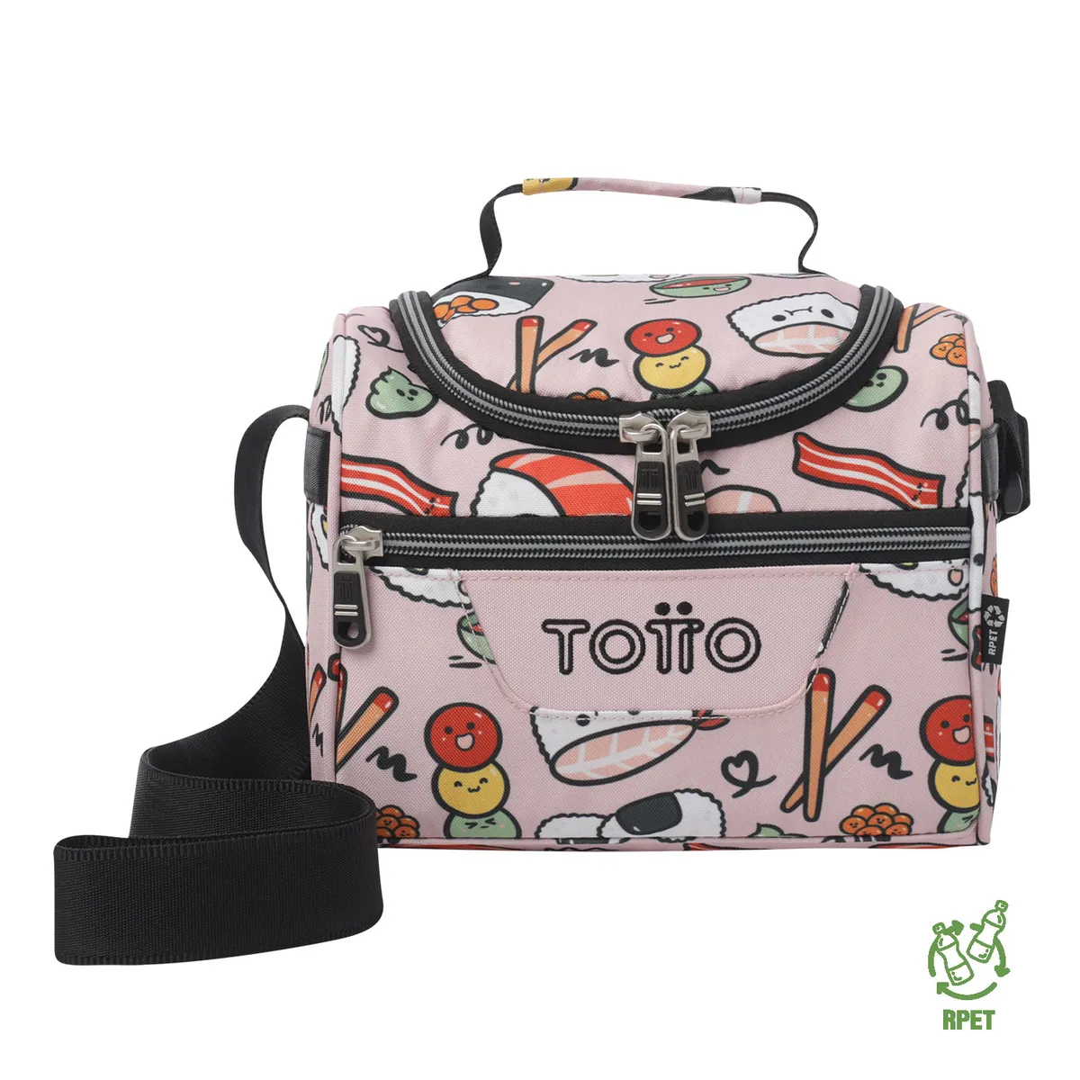 TOTTO - Lonchera Térmica Escolar Para Niña Pizarra Totto