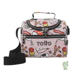 TOTTO - Lonchera Térmica Escolar Para Niña Pizarra