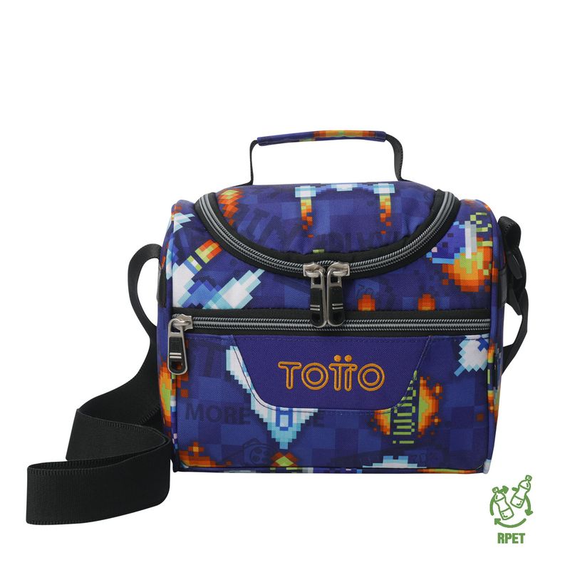 TOTTO - Lonchera Térmica Escolar Para Niño Pizarra Totto