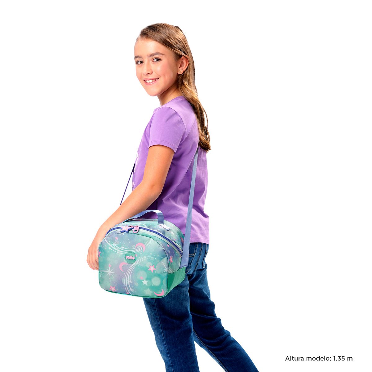 TOTTO - Lonchera Térmica Escolar para Niña Magic Dreams Mediana Totto