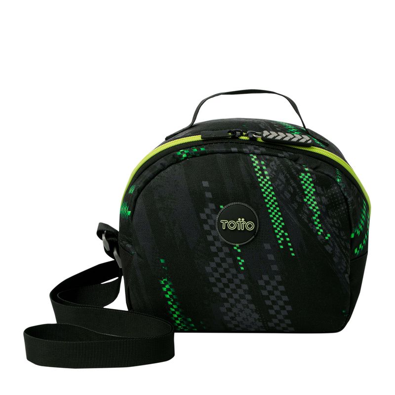 TOTTO - Lonchera Térmica Escolar para Niño Monster Race Mediana Totto