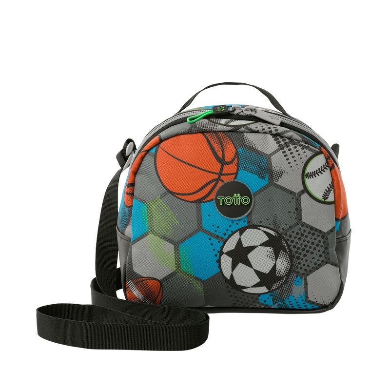 TOTTO - Lonchera Térmica Escolar para Niño Multisport Mediana Totto