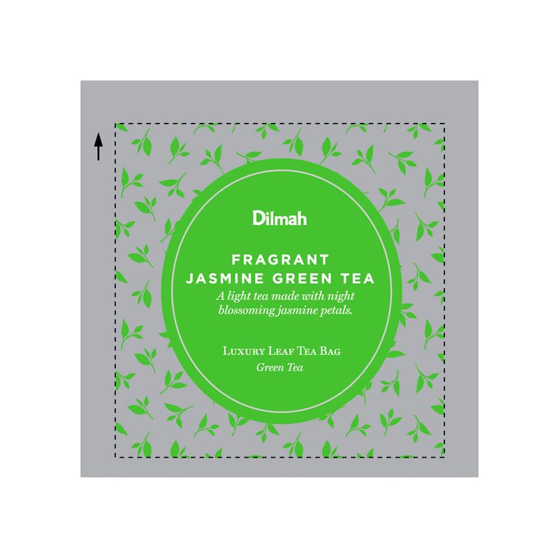 DILMAH - 50 Bolsitas Te Verde Fragant Jazmin Vivid Dilmah.