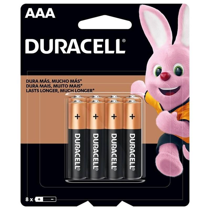 DURACELL - Pila Alcalina Duracell CB AAA X8