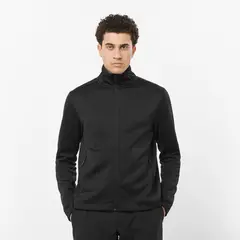 SALOMON - Polerón Hombre Essential Midfleece Fz M Ne