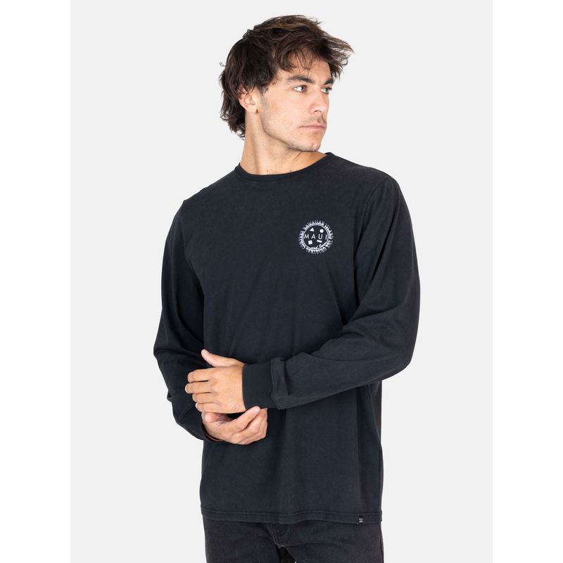 MAUI AND SONS - Polera ML Legend Negro Hombre Maui And Sons - Negro