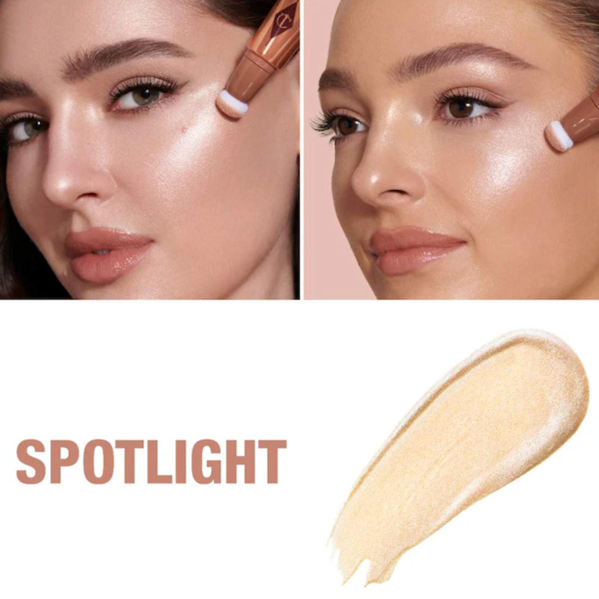 CHARLOTTE TILBURY - Iluminador Beauty Wand- Charlotte Tilbury - Rose Gold Silver