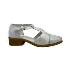 HERIEL - Zapato Blanco Bajo Mujer