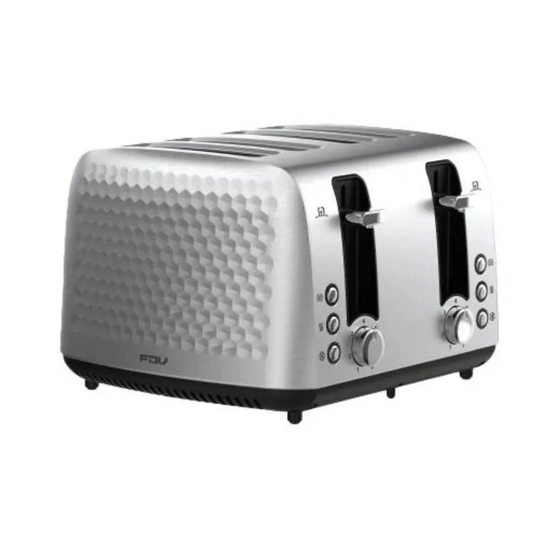 FDV Tostador eléctrico Steel 4 rebanadas