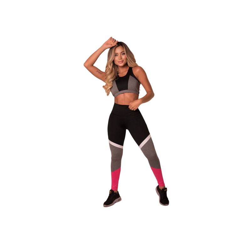 ATHLETIC SPORT - Conjunto Deportivo E480 Leggins + Top