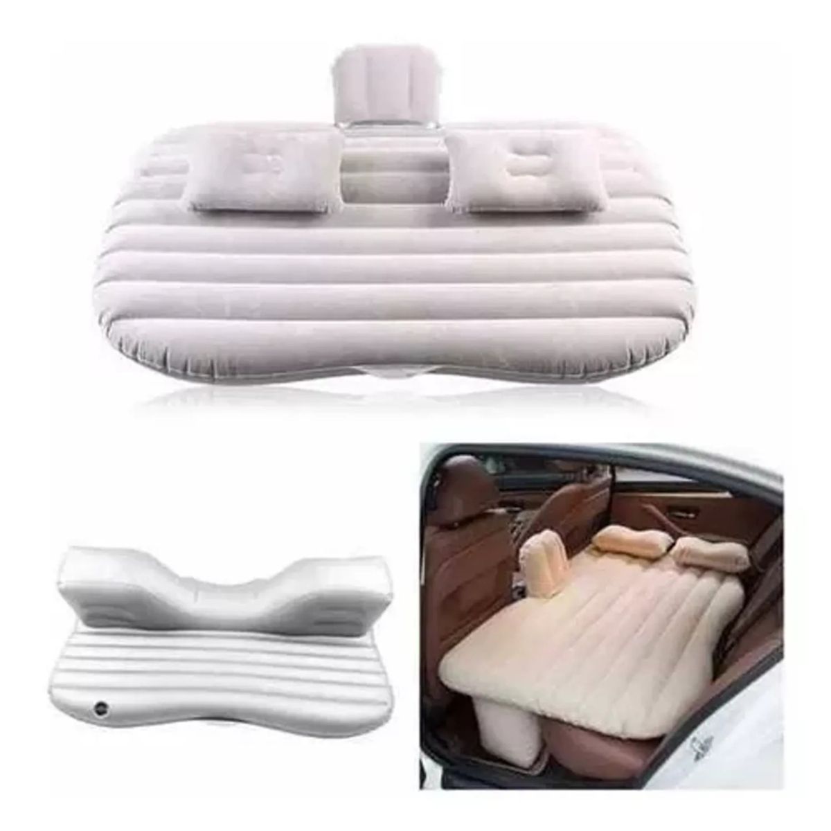 MOVI - Colchón inflable 2 plazas auto asiento trasero