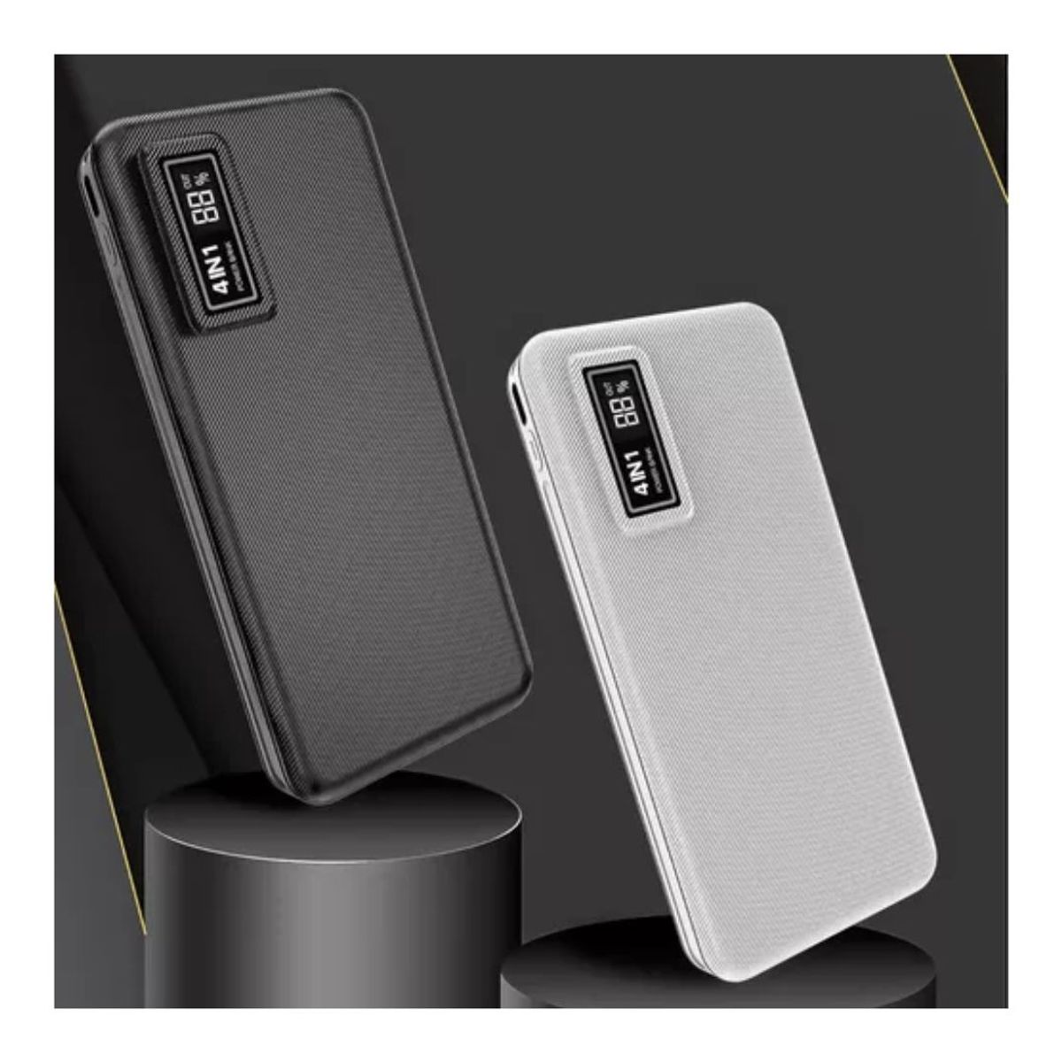 GENERICO - Bateria Portatil 10000 mah Compatible iPhone Micro Tipo C