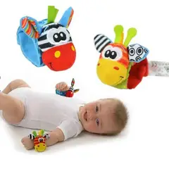 GENERICO - Pack 2unds muñequera pulsera sensorial para bebe