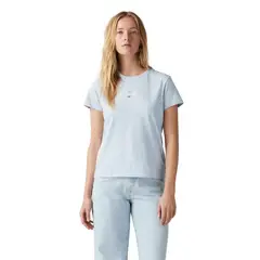 LEVIS - Polera Mujer The Perfect Tee Celeste