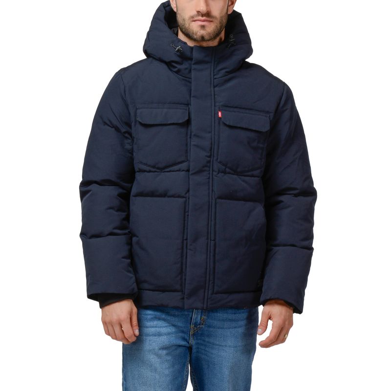 LEVIS - Chaqueta Hombre Puffer Trucker Pockets Azul Levis