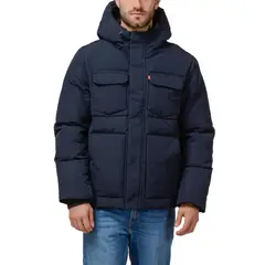 LEVIS - Chaqueta Hombre Puffer Trucker Pockets Azul