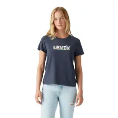 LEVIS - Polera Mujer The Perfect Tee Azul Levis_.