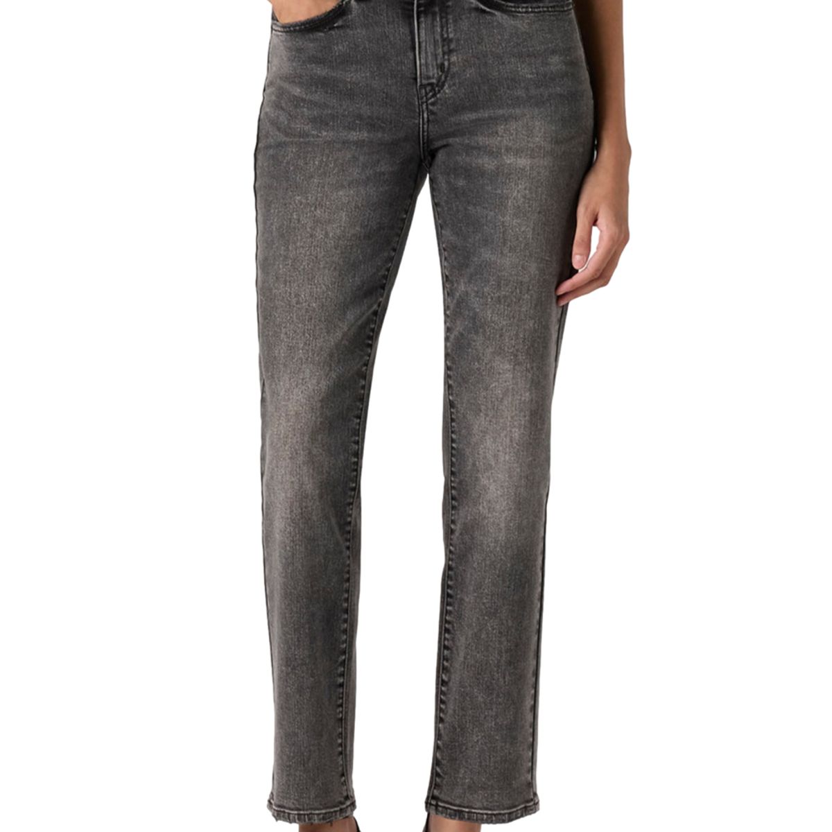 LEVIS - Jeans Mujer 724 High Rise Straight Gris Levis