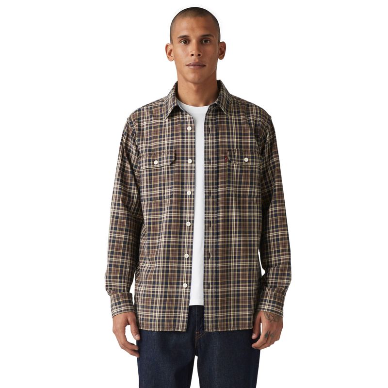 LEVIS - Camisa Hombre Classic Worker Café Levis_.
