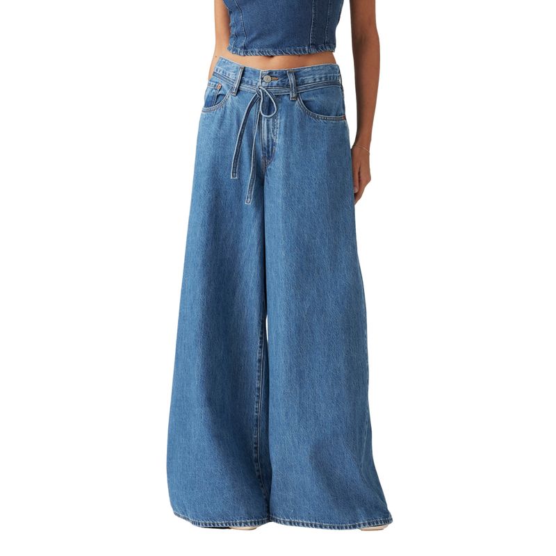 LEVIS - Jeans Mujer XL Superwide Celeste Levis