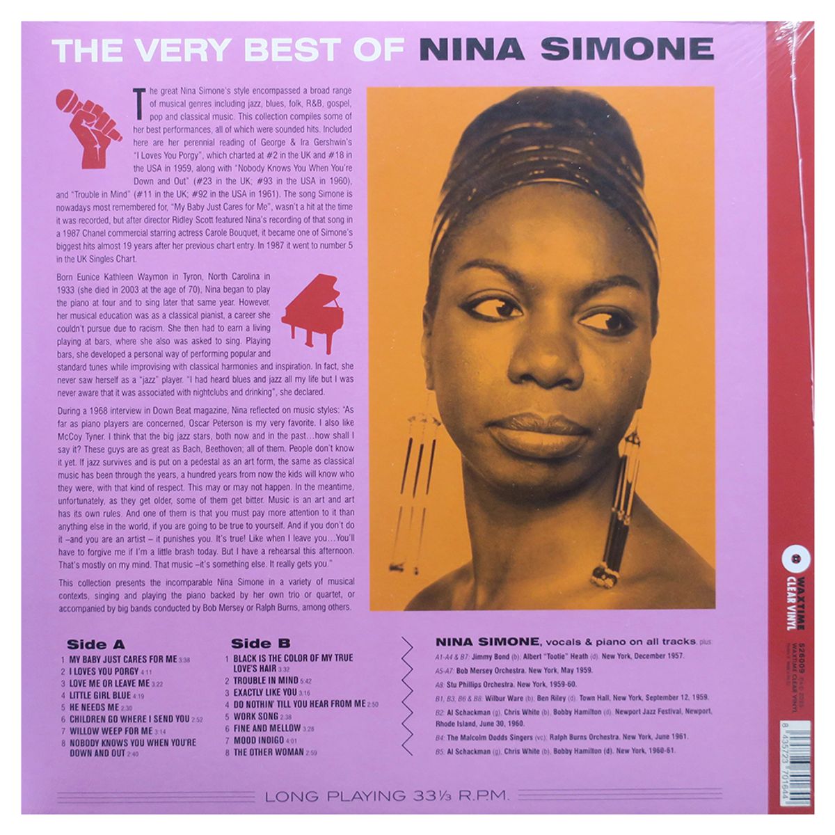GENERICO - Nina Simone - The Very Best of Nina Simone -Vinilo Clear