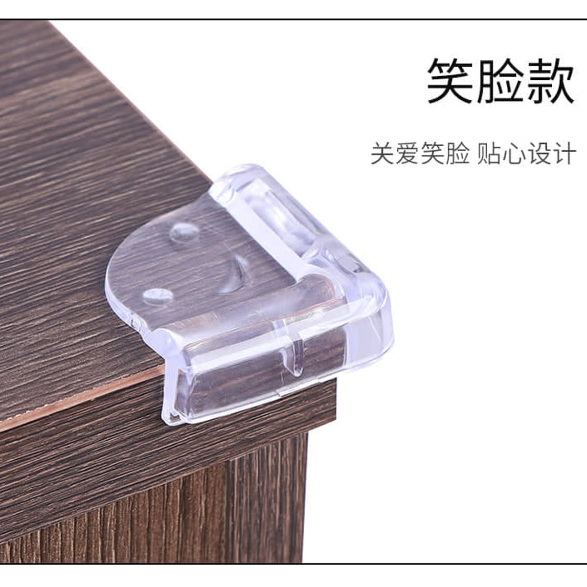 GENERICO - Set 10 unds Protector de esquina de mesa bebé de silicona