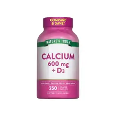 NATURE'S TRUTH - CALCIO 600 MG + VITAMINA D3 250 CAPSULAS -