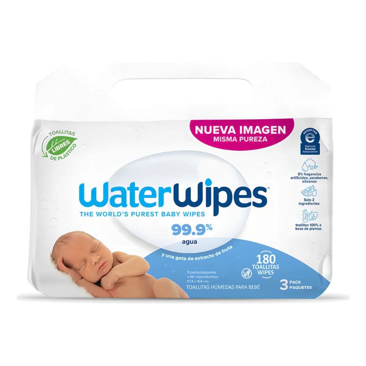 WATER WIPES - Toallitas húmedas WaterWipes Biodegradables 3x60 uns