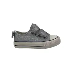 HERIEL - Zapatilla Glitter Silver Niña
