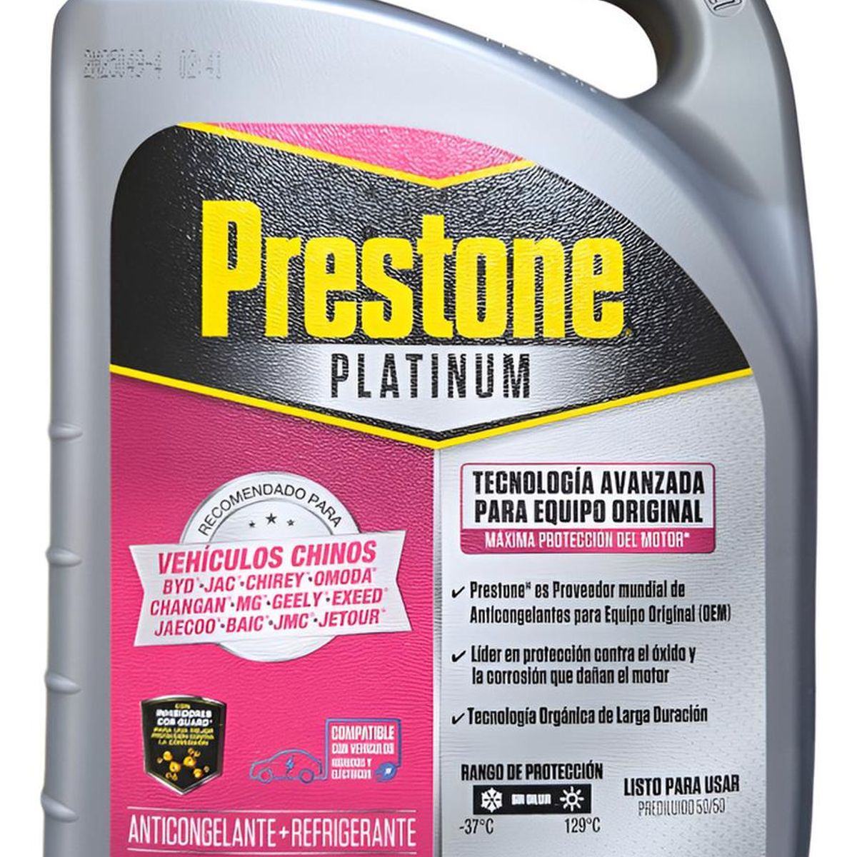 PRESTONE - Anticongelanterefrigerante Prestone Vehiculos Chinos 38l