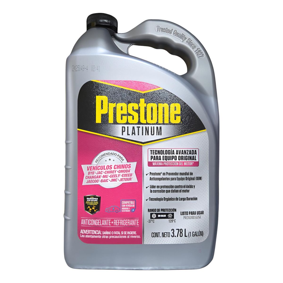 PRESTONE - Anticongelanterefrigerante Prestone Vehiculos Chinos 38l