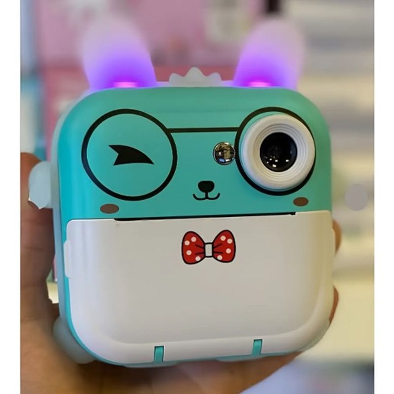 GENERICO - CAMARA DE IMPRESION INSTANTANEA PARA NIÑS COLOR AZUL WYM