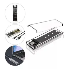 GENERICO - Cofre Ssd M2 Usb C A Usb 31 Case Pcie Nvme 10gbp Acrilico