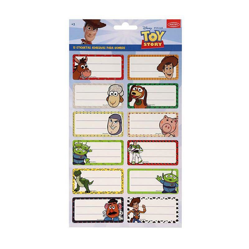 ARTEL - Set 12 Etiquetas 35x70mm Toy Story- Artel