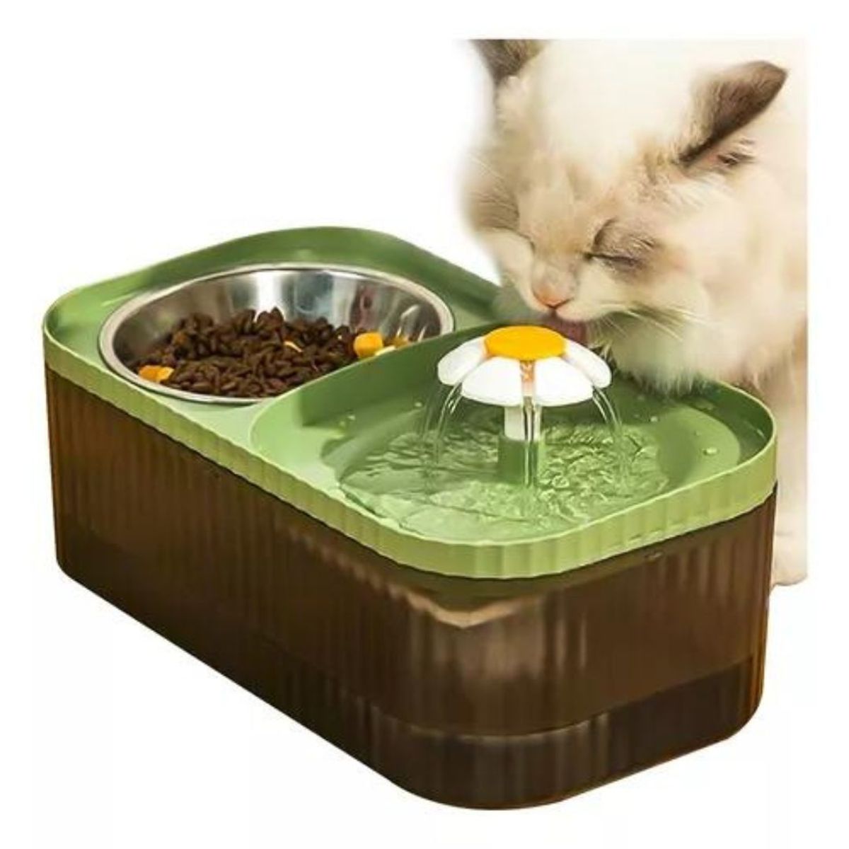 HOMEBRANDT - Bebedero Electrico De Agua Alimentador Para Gatos Y Mascotas
