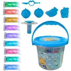 GENERICO - Kit Arcilla Infantil Kawaii Masa De 18 Colores Para Moldear