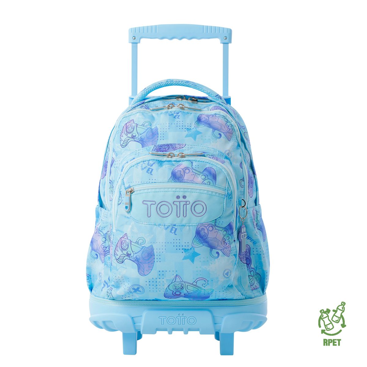 TOTTO - Mochila Escolar Con Ruedas para Niña Renglon Totto