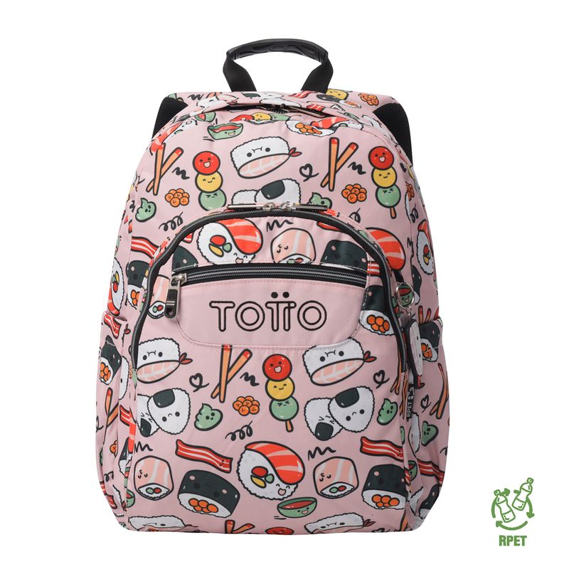 TOTTO - Mochila Escolar para Niña Notebook 14 Acuarela Totto