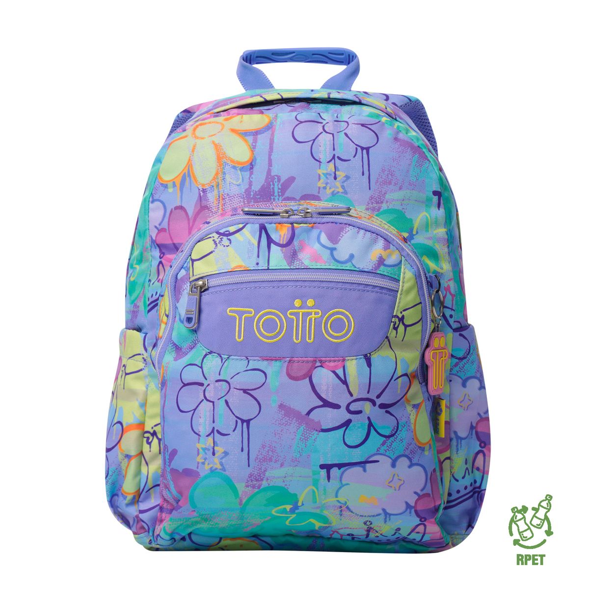 TOTTO - Mochila Escolar para Niña Notebook 14 Acuarela Totto